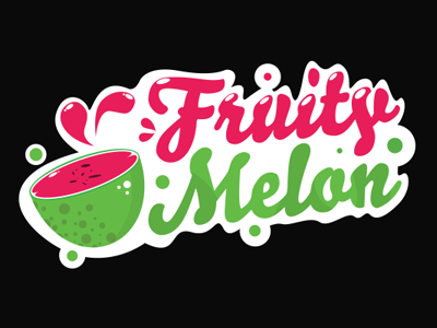 Fruity Melon - Logo Design in Illustrator fruity melon illustrator logo design water melon