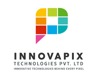 Innovapix - Logo Design branding design i innova innovapix innovation letter logo p pixel pixels portfolio