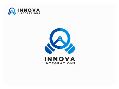 Innova Integratons - Logo Design 2bulbs branding bulb design i innova innovation innovationlogo integrations letter logo portfolio