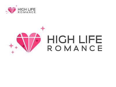Luxury Dating Logo - High Life Romance- Design 1