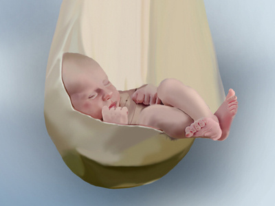 Baby - Illustration baby illustration ps sleeping