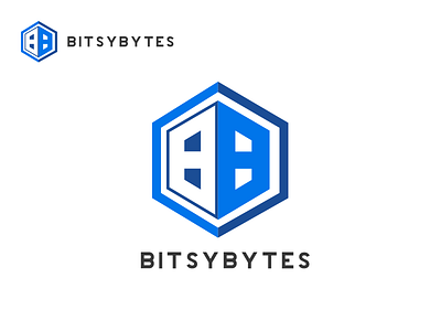 Bitsy Bytes - Logo Design Proposal 01 b bb bitsy bytes branding design design element information technology logo logo design portfolio typo