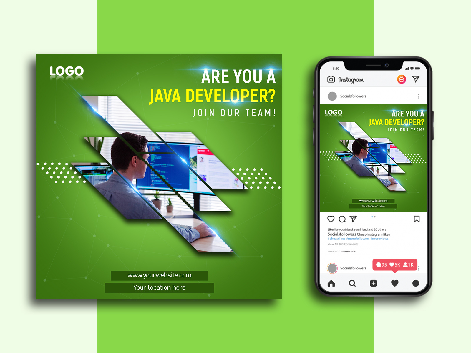 Website social media post design | Banner design by Md Forid Hossain on ...