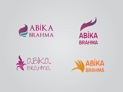 Abika Logo branding design flat icon logo typography