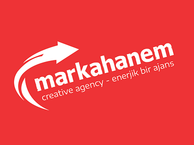 Markahanem Creative Agency Logo agency brand brand agency branding flat logo logo a day