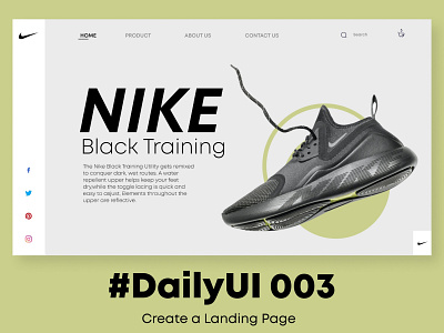 Landing Page | Daily UI #003 003 3d dailyui daliyui003 graphic design ui ux web