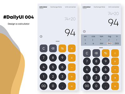 calculator | Daily UI #004 004 app calculator dailyui design figma graphic design illustration ui ux