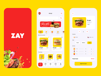 Food delivery app app branding design figma graphic design illustration logo motion graphics ui ux