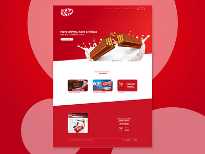 KitKat Homepage Redesign