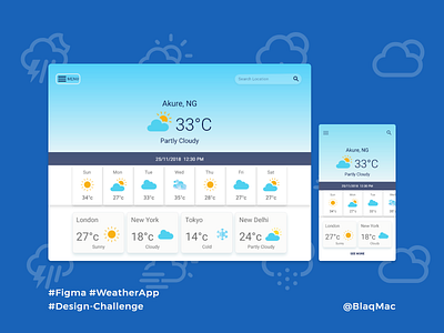 Responsive Weather App