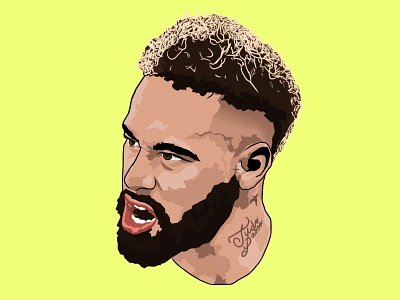 Neymar jr. football graphic design illustration neymar neymarjr portret procreate vector worldcup