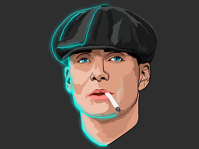 Tommy Shelby. design graphic design illustration illustrations peakyblinders procreate shelby tommy tommyshelby vector
