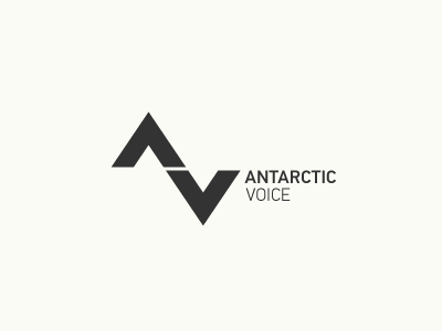 Antarctic Voice logotype