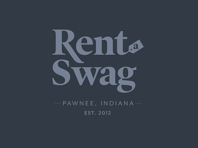 Rent-A-Swag branding concept logo logotype parks and rec