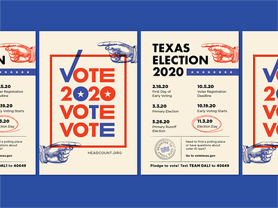 2020 Voting Flyers