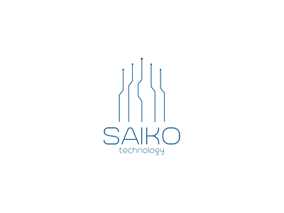Saiko Technology brand brand identity branding icon illustrator logo technology type
