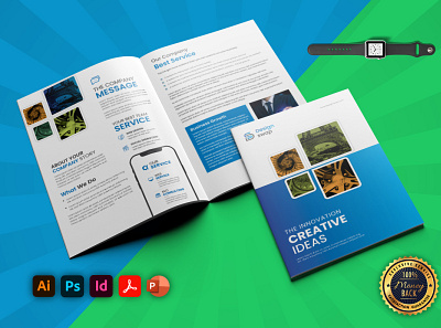 CORPORATE BROCHURE DESIGN annual report booklet branding brochure design company profile corporate brochure graphic design