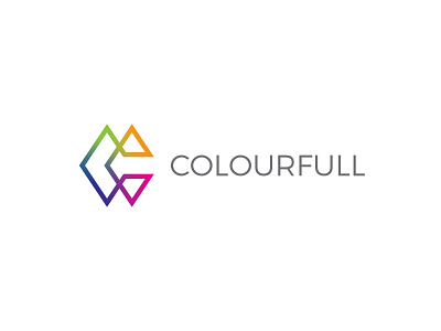 Colourfull c logo letter c letter logo line logo logo typography