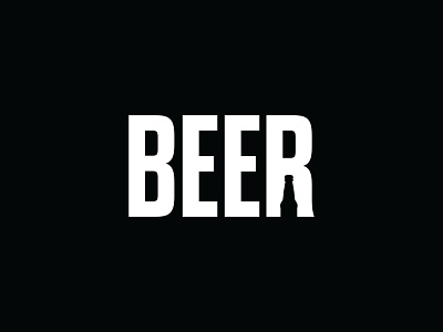 Beer - Typography logo experiment no.2