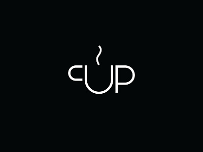 Cup - Typography logo experiment no.3