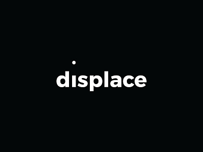 Displace - Typography logo experiment no.4