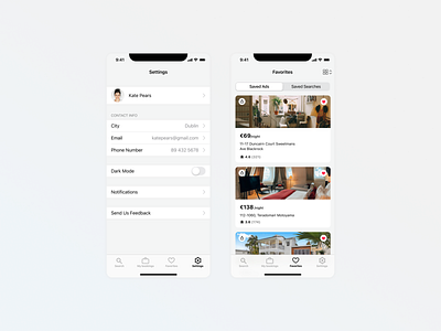 Rental app concept appconcept design designer ios iosapp ui