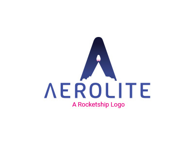 Aerolite Rocketship aerolite dailylogochallenge logo rocketship