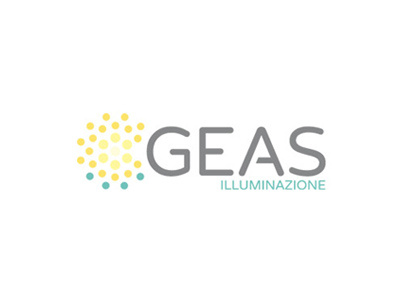 Geas Lighting Systems blue green led light lighting logo yellow