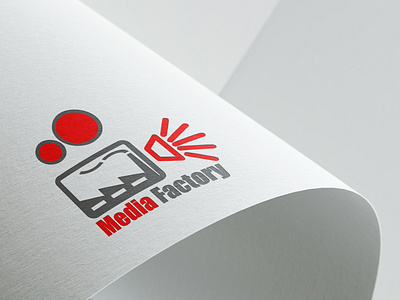 Media Factory Logo 3d animation app branding design graphic design illustration logo motion graphics pri ui ux vector