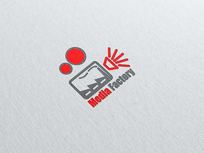 Media Factory Logo for GFX uses. 3d app book cover branding business card design flyer graphic design illustration logo object path pri t shirt ui ux vector