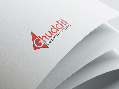 Ghuddii Communication's LOGO 3d animation app branding design ghuddii graphic design guddi guria illustration ladki logo motion graphics sexy ladkee typography ui ux vector
