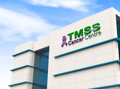 TMSS Cancer Center Logo 3d animation app branding design graphic design illustration logo motion graphics tmss typography ui ux vector