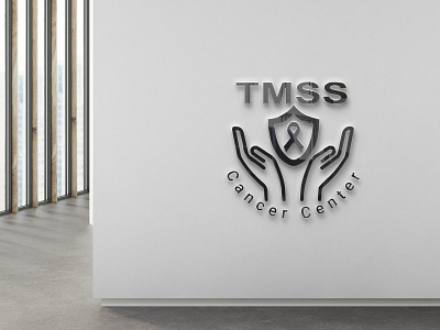 TMSS Cancer Center Logo Mockup 3d animation app branding cancer center design graphic design hd image download illustration logo motion graphics tmss typography ui ux vector