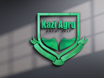 Kazi Agro Logo 3d agriculture program animation app branding design graphic design illustration logo motion graphics retrogametech typography ui ux vector