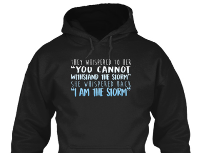 I Am The Storm (3) 3d animation app branding design graphic design illustration logo motion graphics t shirt typography ui ux vector