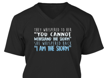 I Am The Storm (5) 3d animation app branding design graphic design illustration logo motion graphics t shirt typography ui ux vector