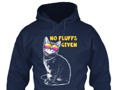 No Fluffs Given (5) 3d branding flowing design graphic design illustration issue jacket local logo t shirt tremendous typography uk usa women clothes world famous