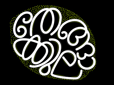 Malayalam lettering - a bunch of coconut