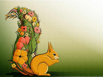 Squirrel Illustration