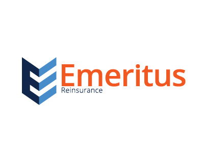 Emeritus Reinsurance Logo awesome creative logos cover e logo insurance logo logo icon minimal flat dea protection reinsurance shield