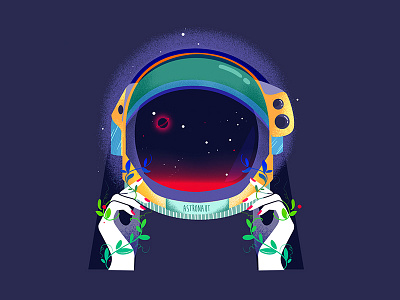 36DaysOfType 36daysoftype icon astronaut galaxy illustration letter logo space typography