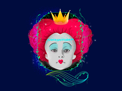 36DaysOfType 36daysoftype crown avatar heart icon illustration letter logo queen typography