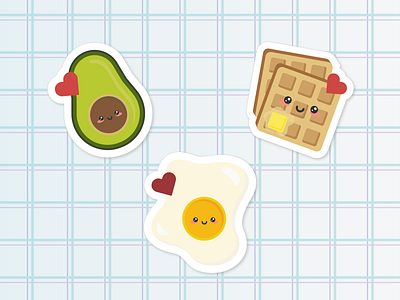 Kawaii Breakfast Bunch design illustration vector