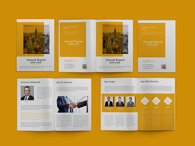 Annual Report ,Company Profile &Corporate BrochurTemplate Design