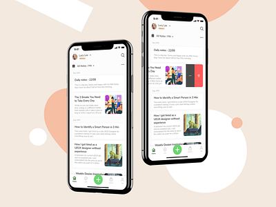 I redesign the evernote