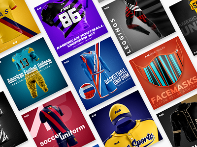 Instagram Post Designs ad design design instagram banners instagram post ras rassportswear social media design sportswear