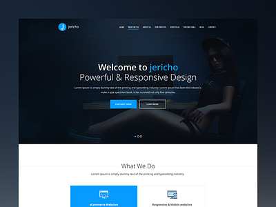 Jericho design icon pk powerful responsive themeforest ui ui design ux web