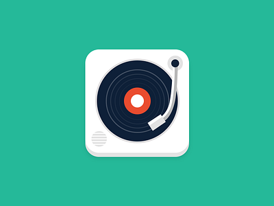 Freebie PSD: Music Flat Icon