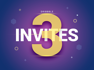 Dribbble Invites 3 color designers dribbble icon invites pk shots ui ux