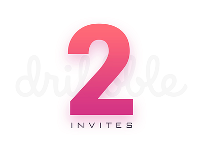 Dribbble Invites 2 color designers draft dribbble giveaway icon. pk invitation invite ui ux